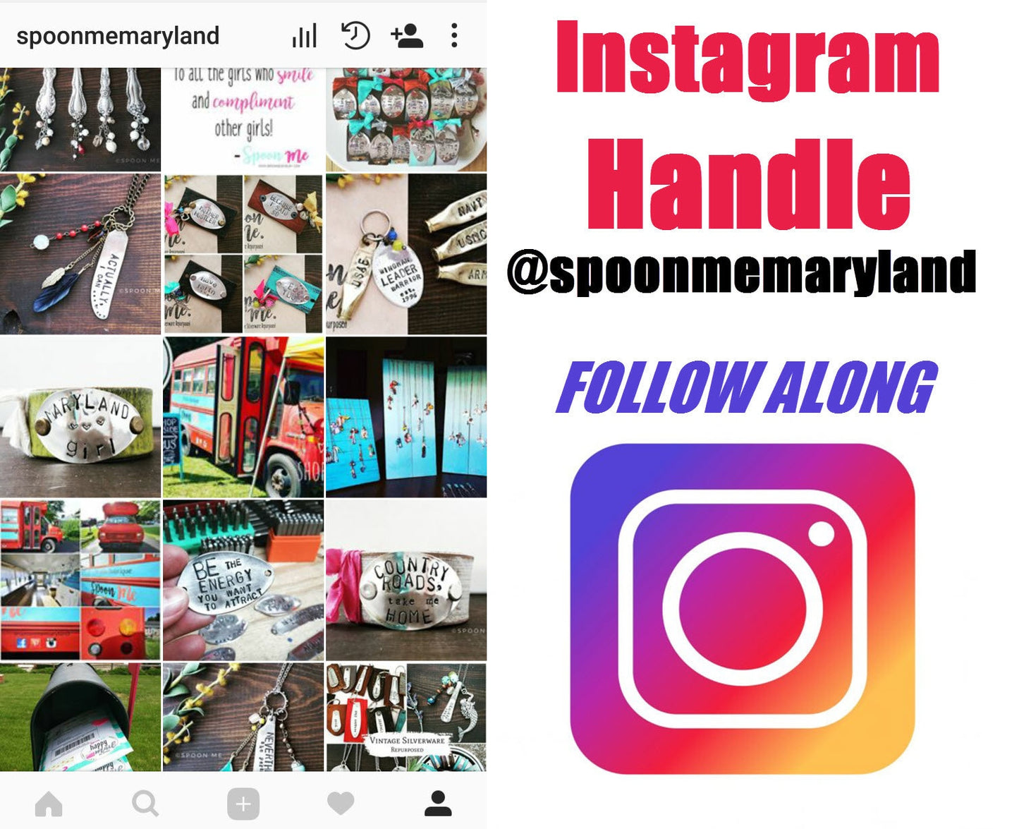 Valentine's Day Gift, Create A Life You Love, Valentine's Day, Friend Gift, Stamped Spoon, Spoon key chain, Handmade Gift, Gifts under 25