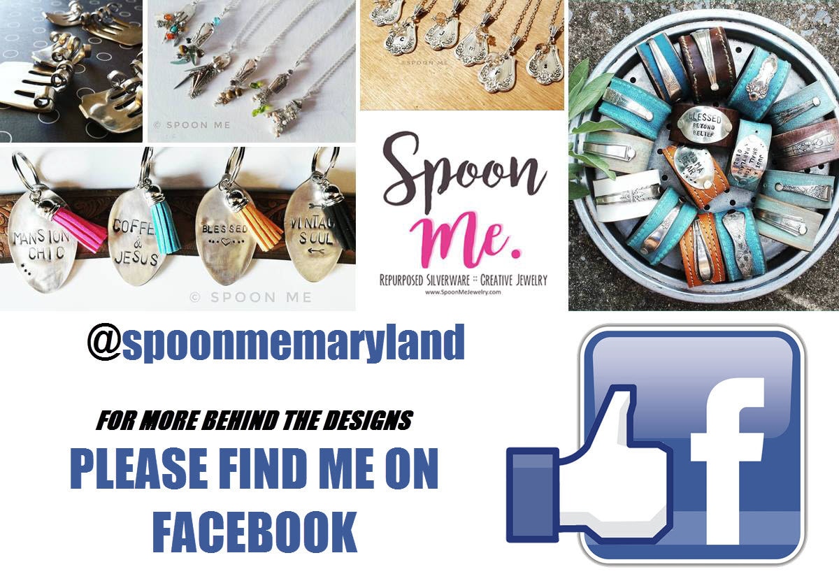 Spoon Jewelry, Silverware Jewelry, Spoon Necklace, Gifts For Her, Believe, Breathe, Best Friend Gift, Handmade Gift, Gifts under 25