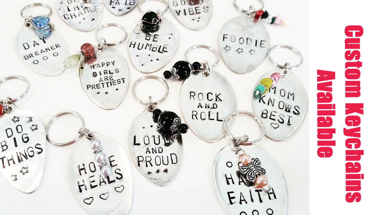 Spoon Key Chain, Drinking, Funny gift, Silverware Key Chain, Humor Handmade Gift, Friend Gift, Funny Gift, Stamped Spoon, Drinking Gift