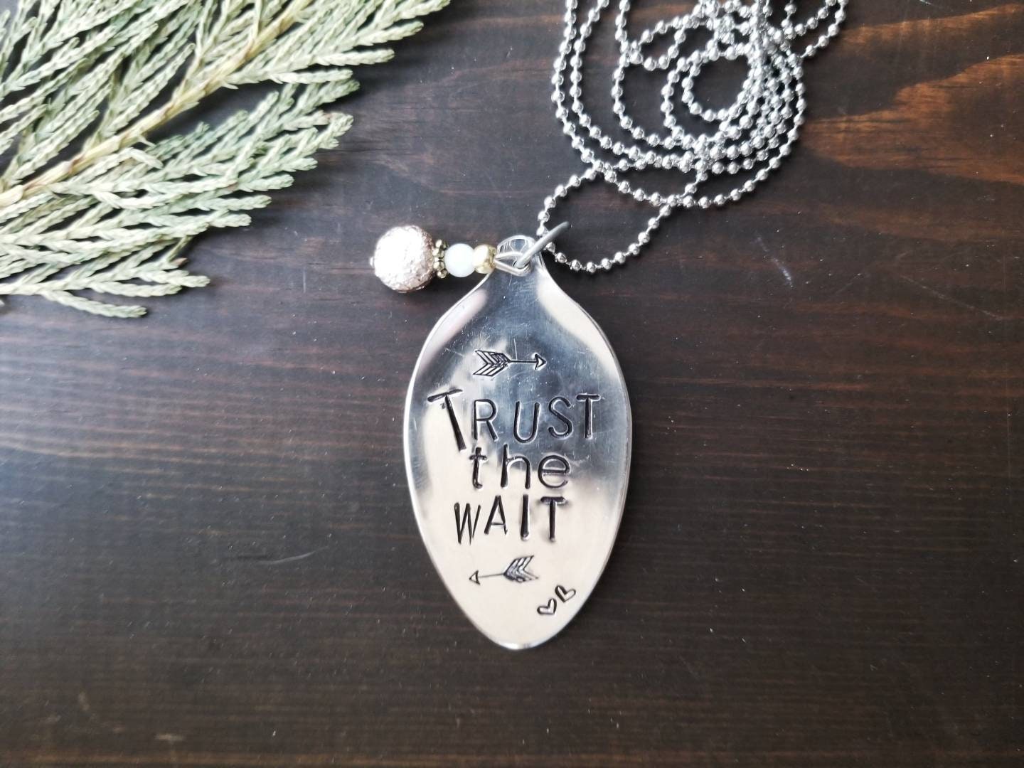 Silverware Jewelry, Trust, Patience Gift, Inspiring Jewelry, Spoon Jewelry, Gifts For Her, Wedding Gift, Brithday Gift, Mother's Day