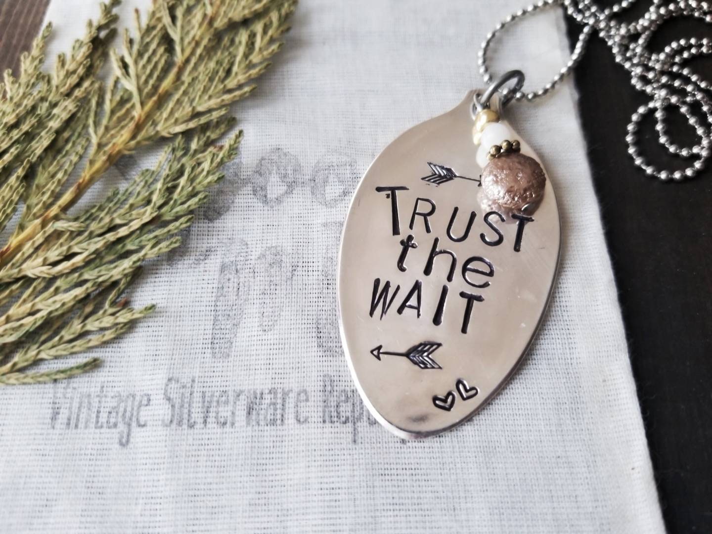 Silverware Jewelry, Trust, Patience Gift, Inspiring Jewelry, Spoon Jewelry, Gifts For Her, Wedding Gift, Brithday Gift, Mother's Day
