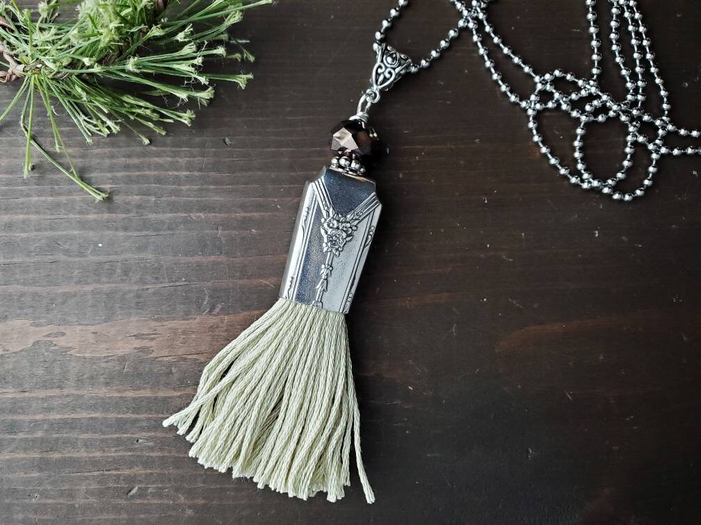 Silverware Jewelry, BOHO Tassel Necklace, Silverware, Handmade Jewelry, Boho Jewelry, Tassel Necklace, Silverware Necklace