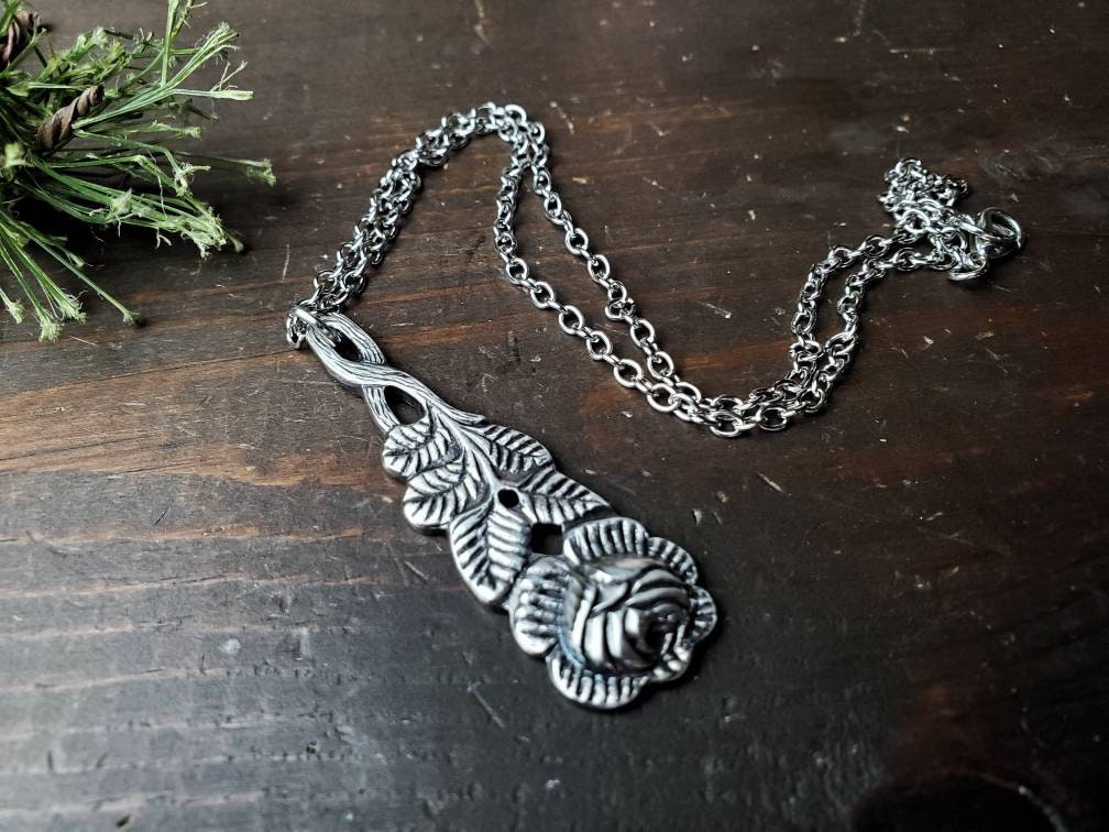 Rose Spoon Handle, Spoon Necklace, Silverware Jewelry, Spoon Jeweley, Gifts For Her, Upcycled Silverware, Spoon Me Maryland