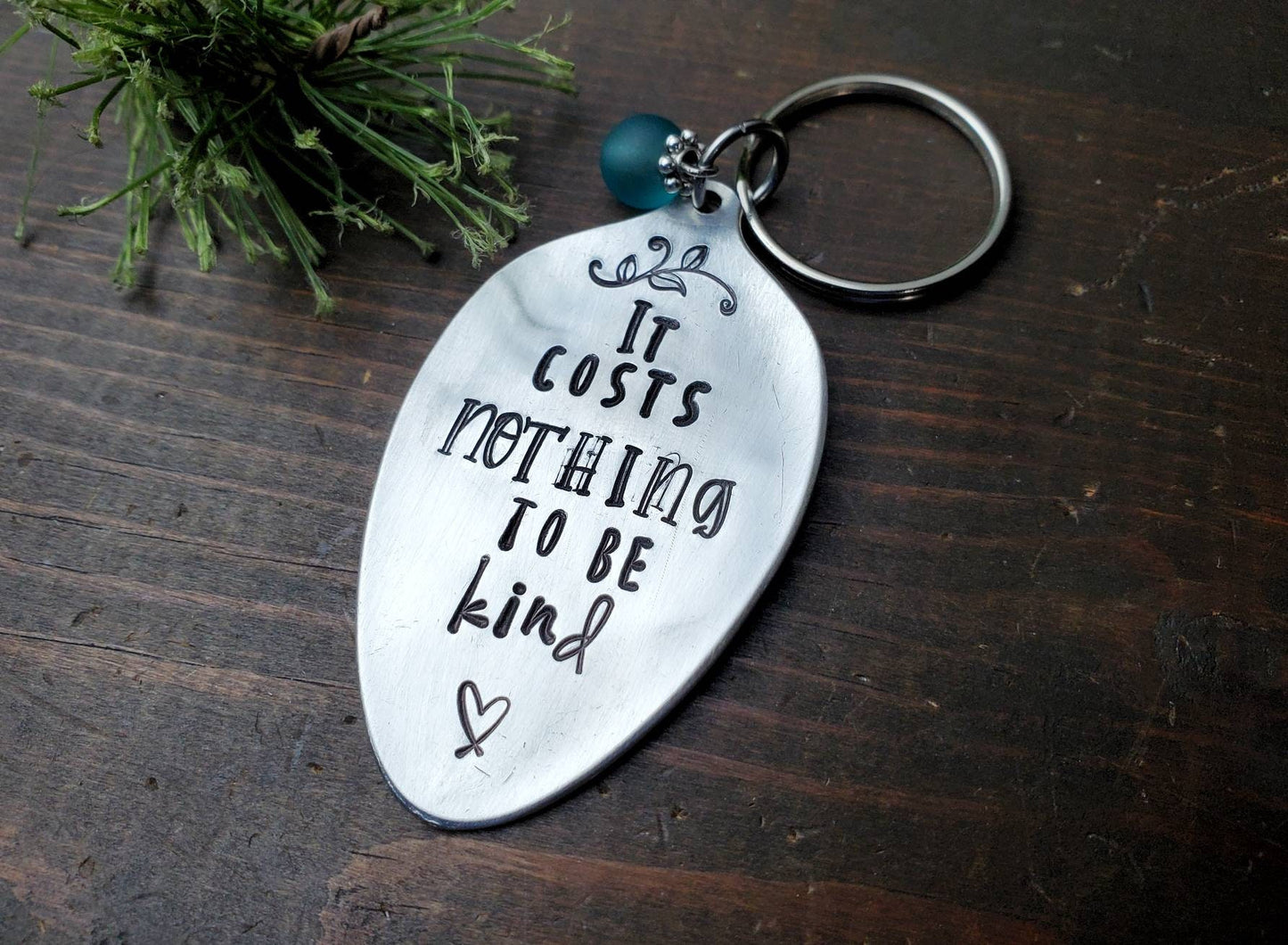 Silverware Jewelry, It Costs Nothing To Be Kind, Spoon Necklace, Inspiring Jewelry, Spoon Jewelry, Gifts For Her