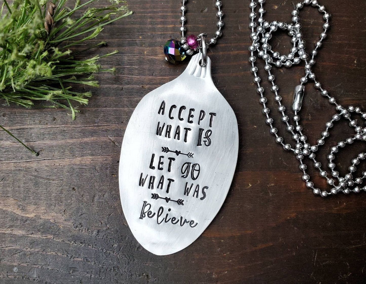 Spoon Necklace, Spoon Jewelry, Silverware Jewelry, Gifts For Her, Inspiring Jewelry, Best Friend Gift, Handmade Gift, Gifts under 25