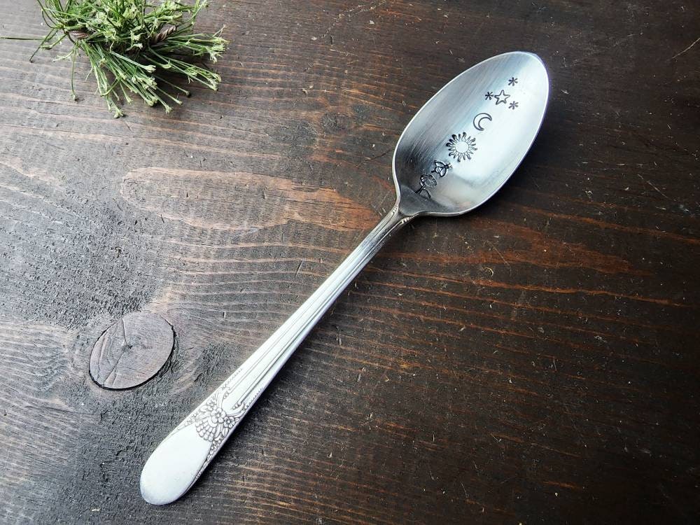 Trust The Process, Coffee Spoon, Stamped Spoon, Tea Spoon, Spoon Me Maryland, Birthday, Valentine's Day, Silverware, Coffee Gift