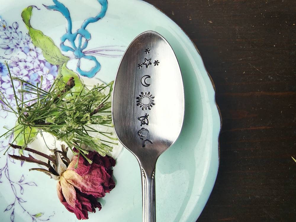 Trust The Process, Coffee Spoon, Stamped Spoon, Tea Spoon, Spoon Me Maryland, Birthday, Valentine's Day, Silverware, Coffee Gift