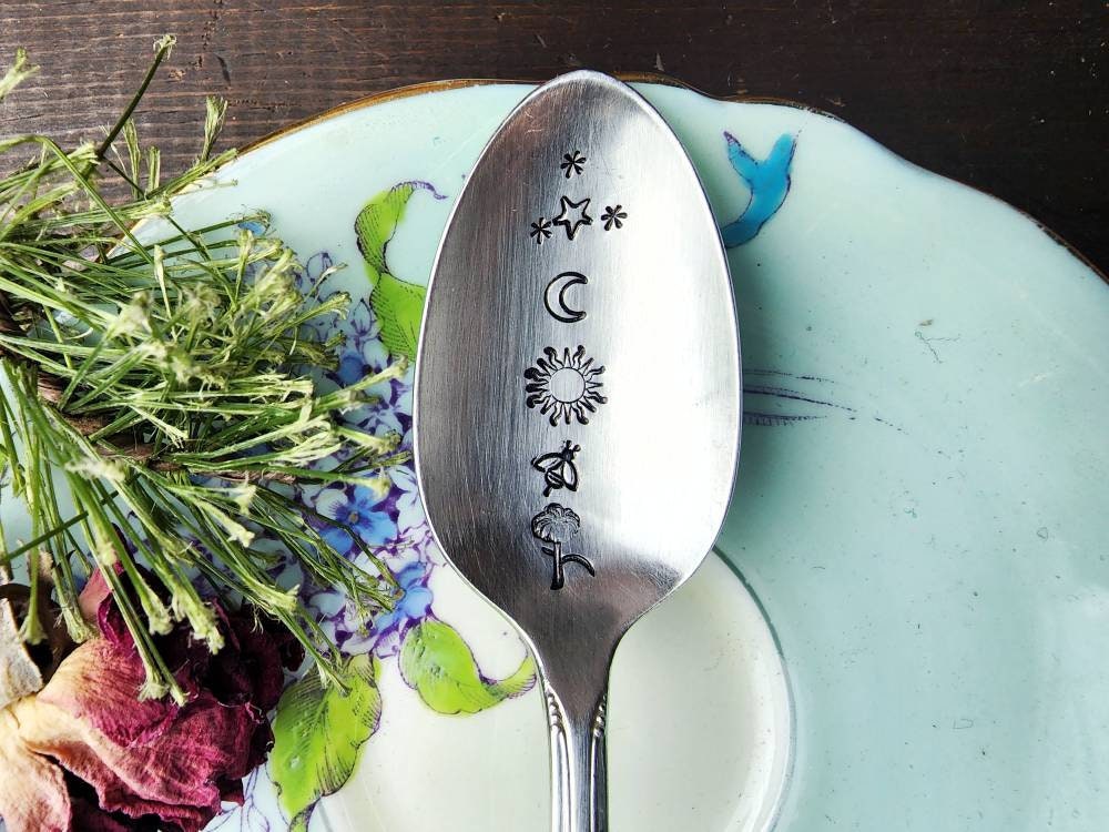 Trust The Process, Coffee Spoon, Stamped Spoon, Tea Spoon, Spoon Me Maryland, Birthday, Valentine's Day, Silverware, Coffee Gift