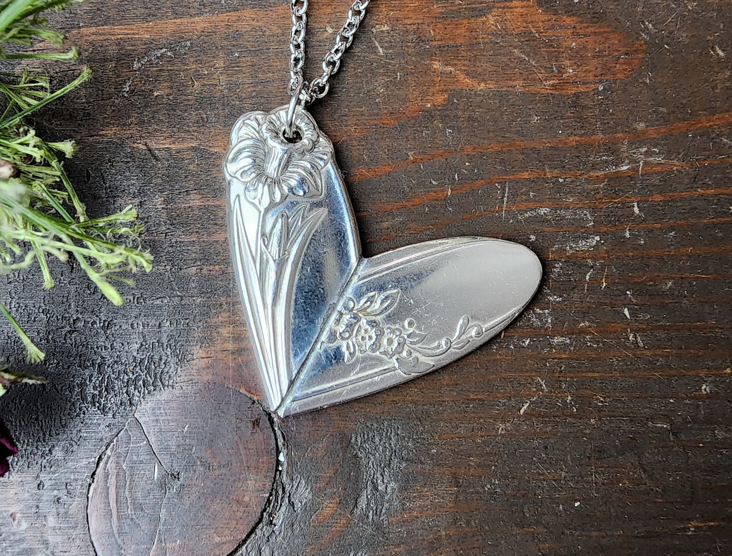 Spoon Heart Jewelry, Valentine's Day, Soldered Heart, I Love You, Friend Gift, Heart Necklace, Gifts For Her, Silverware Jewelry, Spoon Me