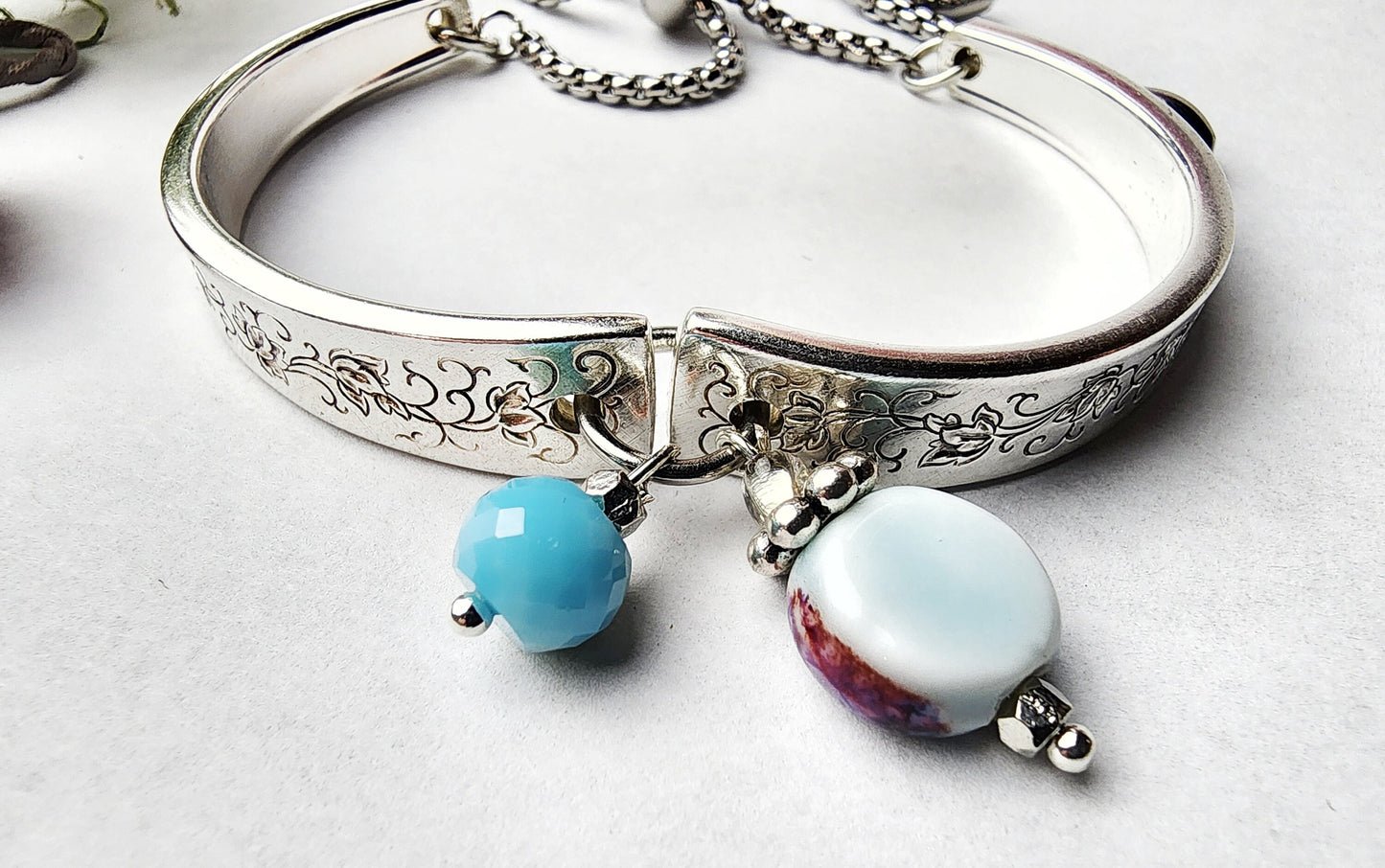 Spoon Bracelet, Spoon Jewelry For Women, Silverware Jewelry, Recycled Silverware, Vintage Silver, Cuff, Bangle, Gifts For Her