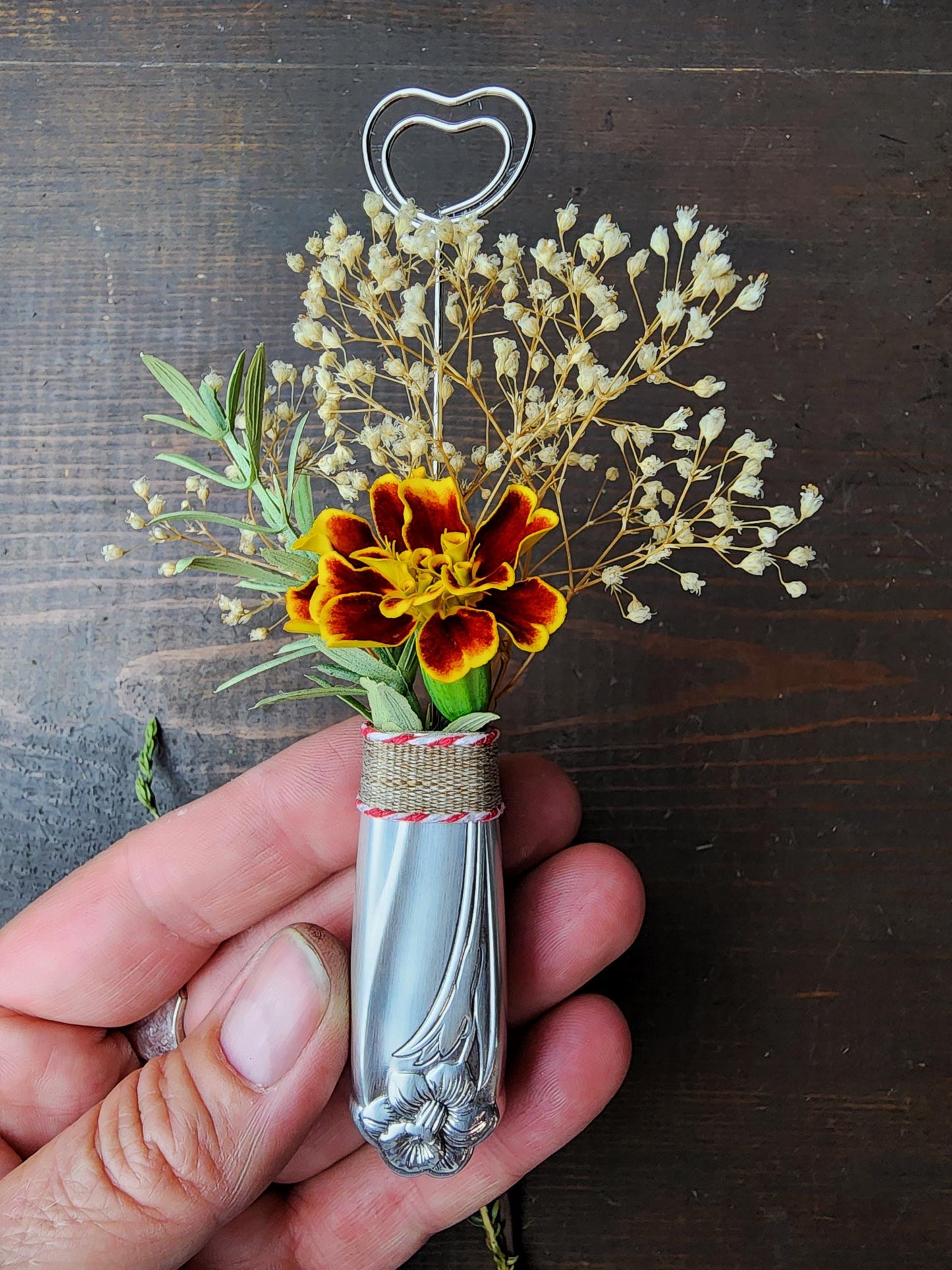 Daffodil 1950 Knife Vase, Refrigerator Magnet, Silverware Bud Vase, Kitchen Decor, Floral Vase,Housewarming, Valentine's Gift, Mother's Day